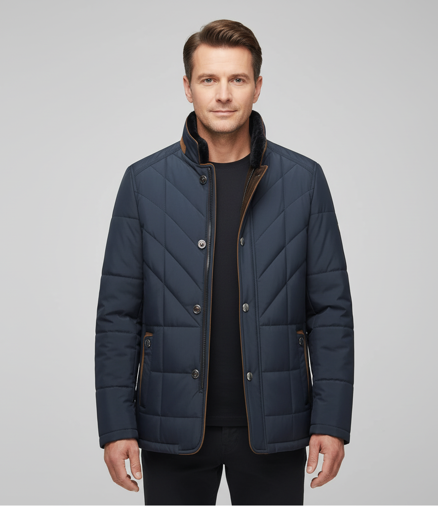Men’s Thick Warm Quilted Winter Jacket