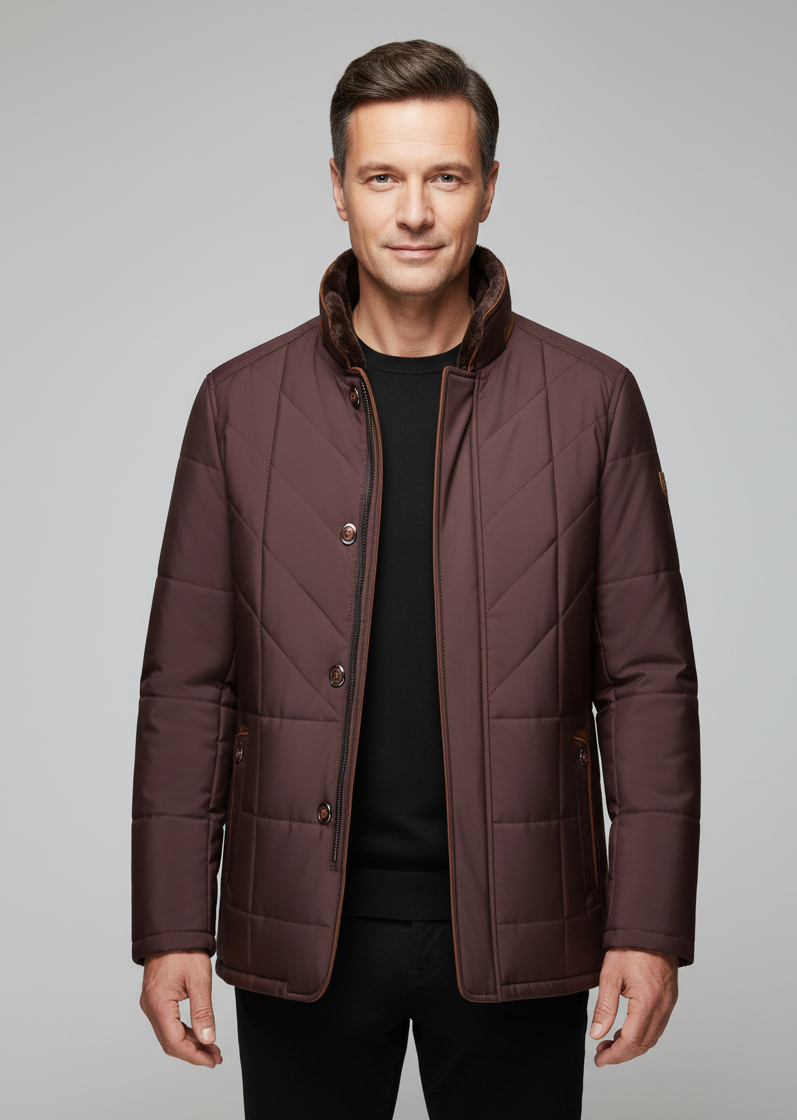 Men’s Thick Warm Quilted Winter Jacket