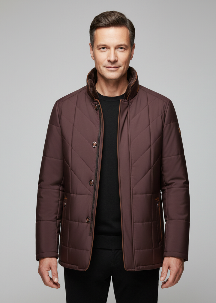 Men’s Thick Warm Quilted Winter Jacket