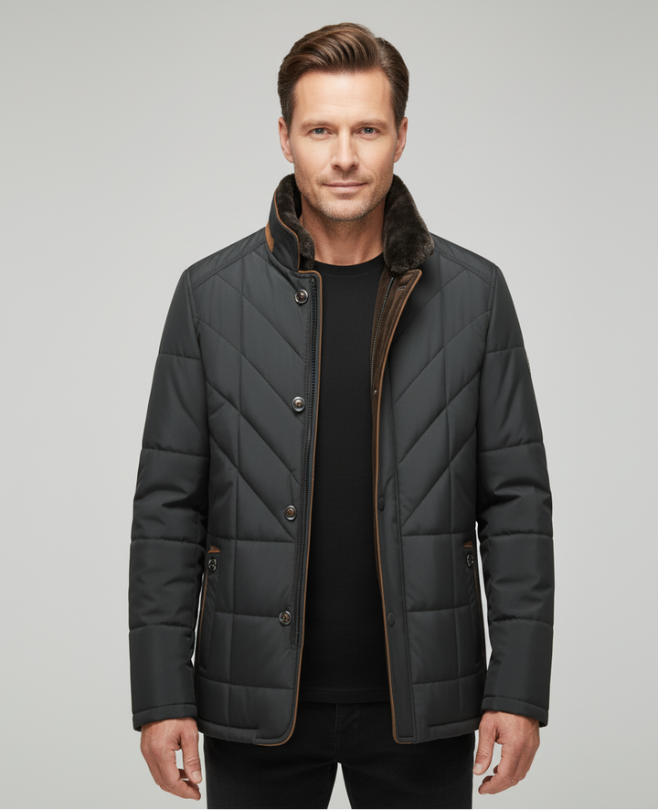 Men’s Thick Warm Quilted Winter Jacket