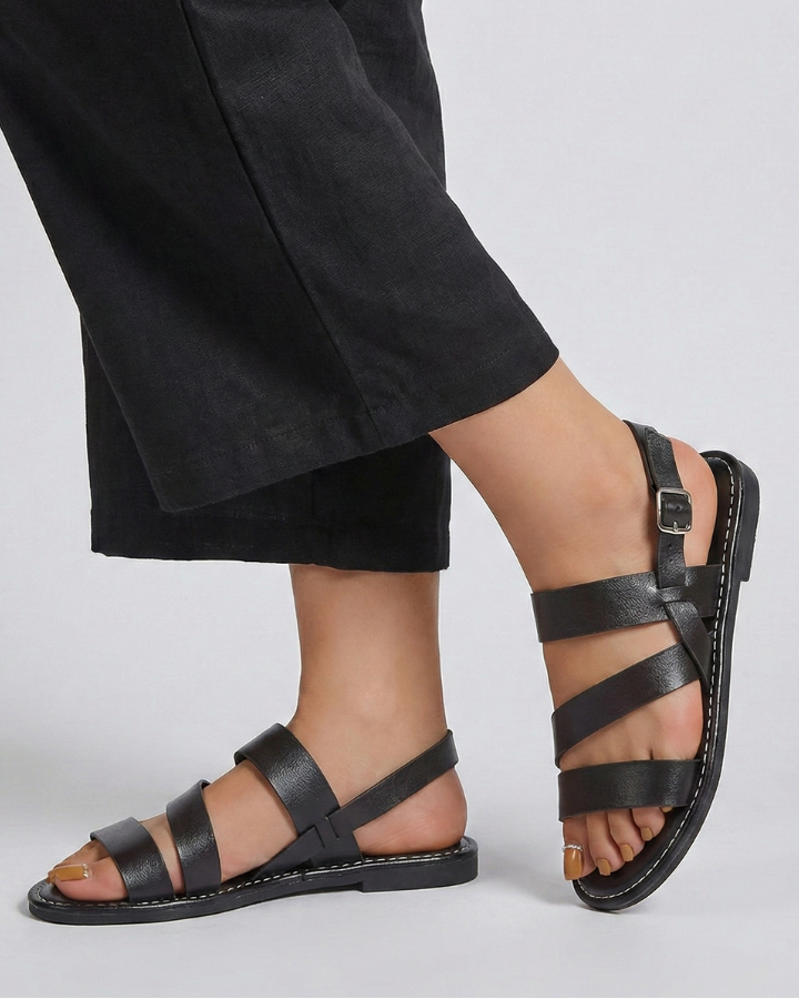 The Clemmie Crisscross Buckle Sandal