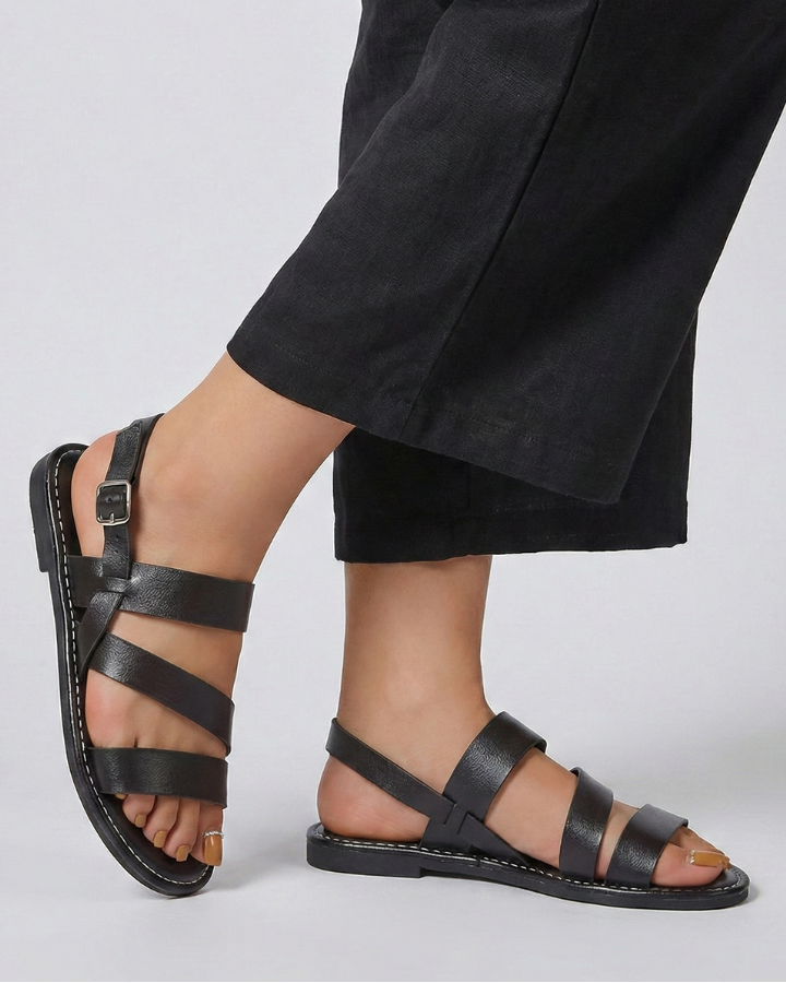 The Clemmie Crisscross Buckle Sandal