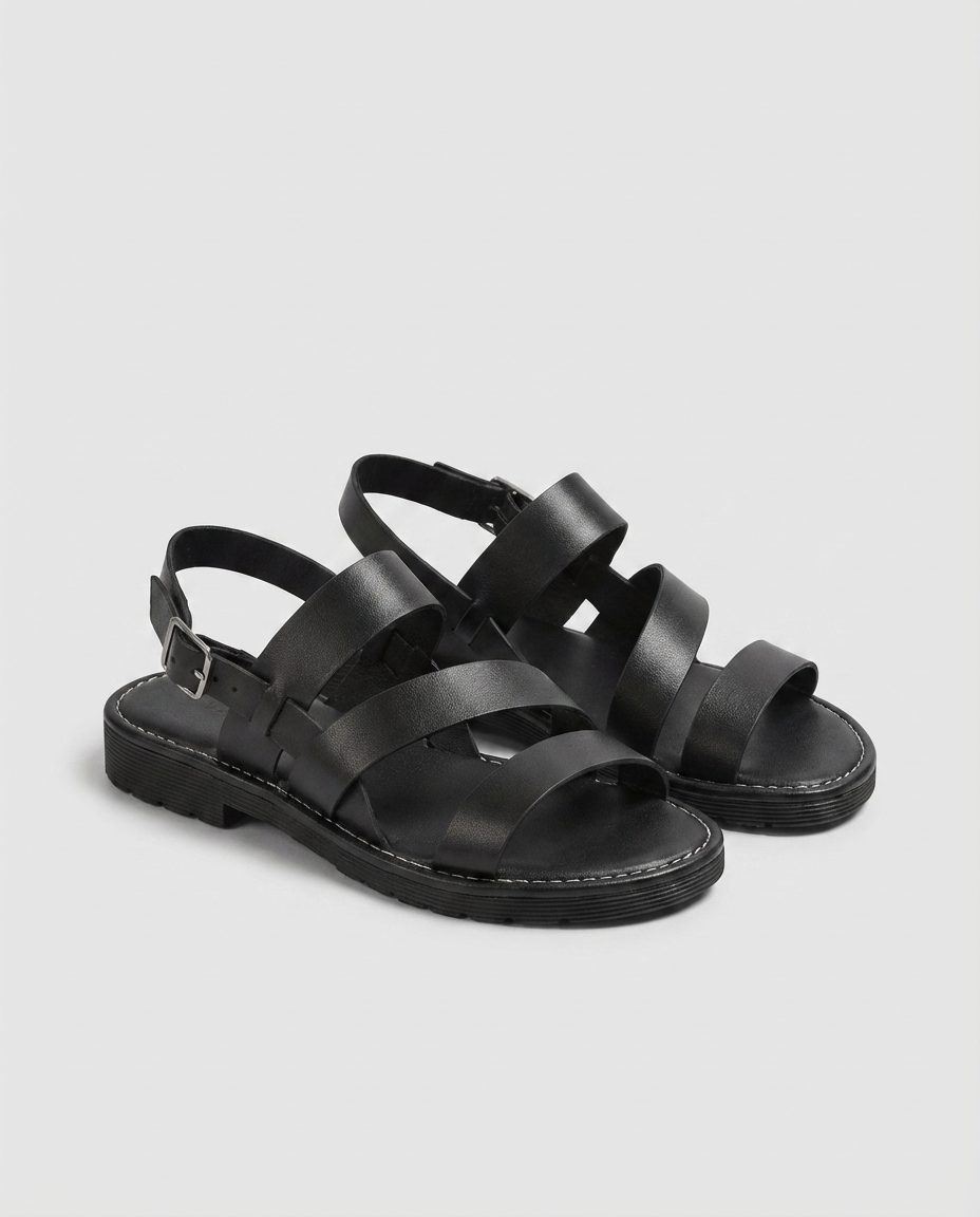 The Clemmie Crisscross Buckle Sandal