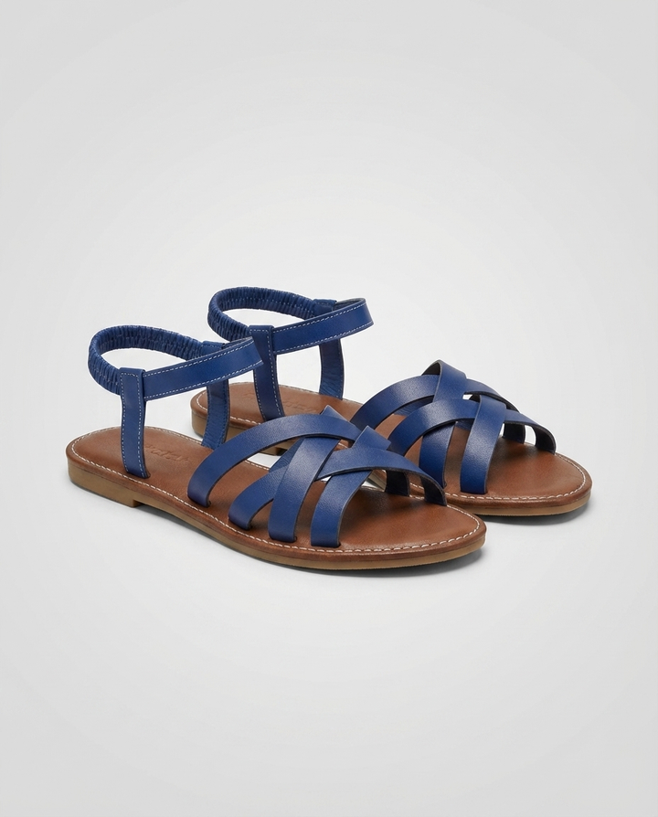 The Margot Strappy Flat Sandal